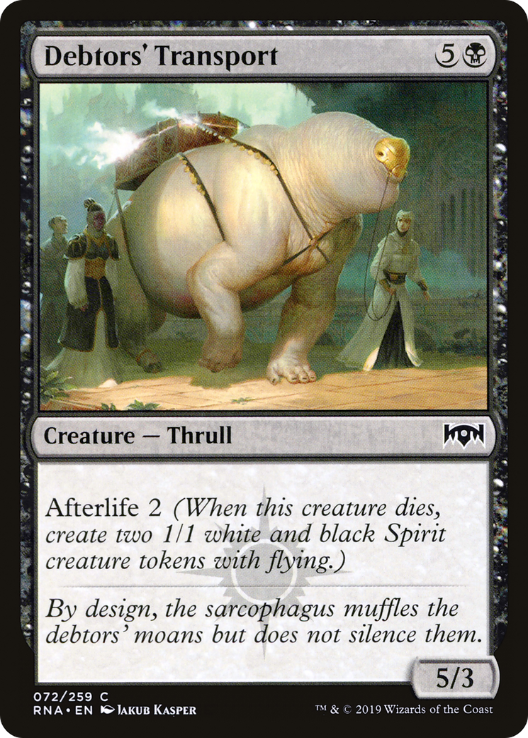 Debtors' Transport (RNA-072)  - Ravnica Allegiance