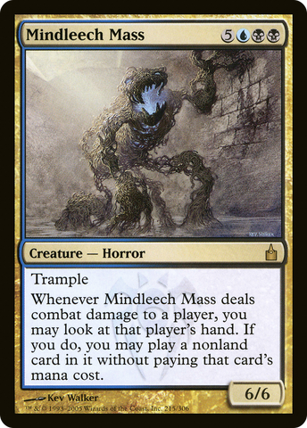 Mindleech Mass (RAV-215)  Foil - Ravnica: City of Guilds