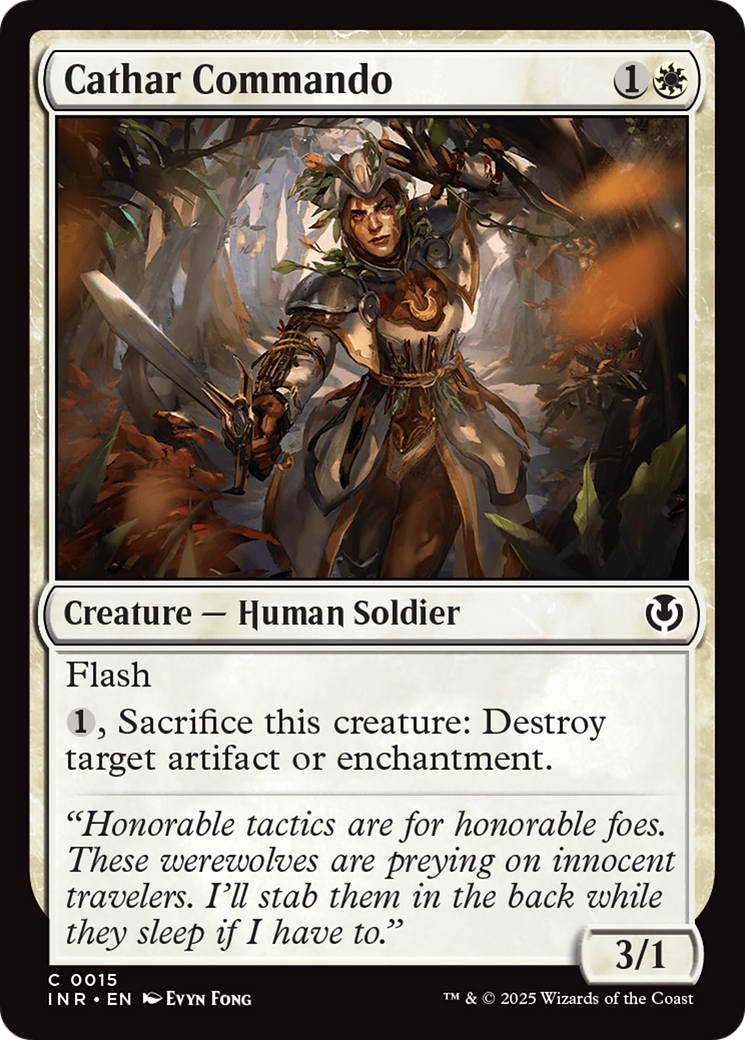 Cathar Commando (INR-015)  Foil - Innistrad Remastered