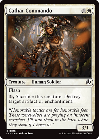Cathar Commando (INR-015)  Foil - Innistrad Remastered