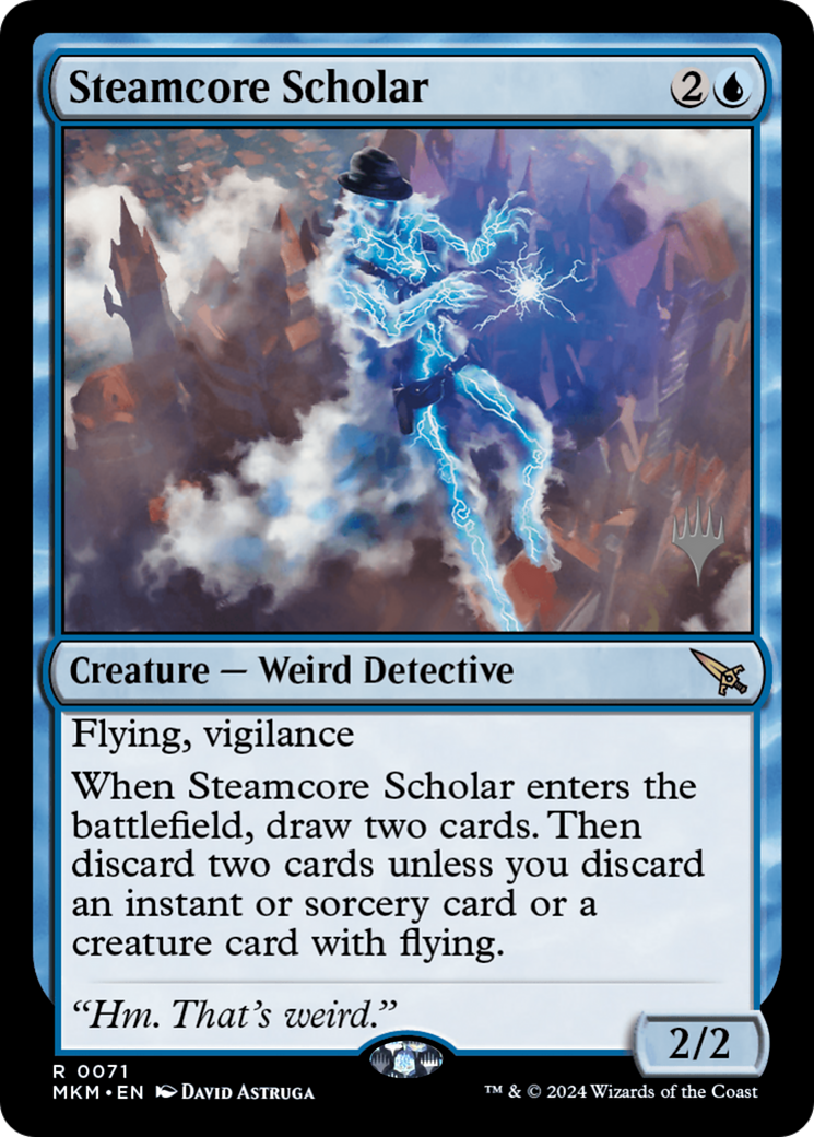 Steamcore Scholar (PPMKM-071)  - Murders at Karlov Manor Promos