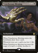Treacherous Blessing (THB-316)  Foil - Theros Beyond Death: (Extended Art)
