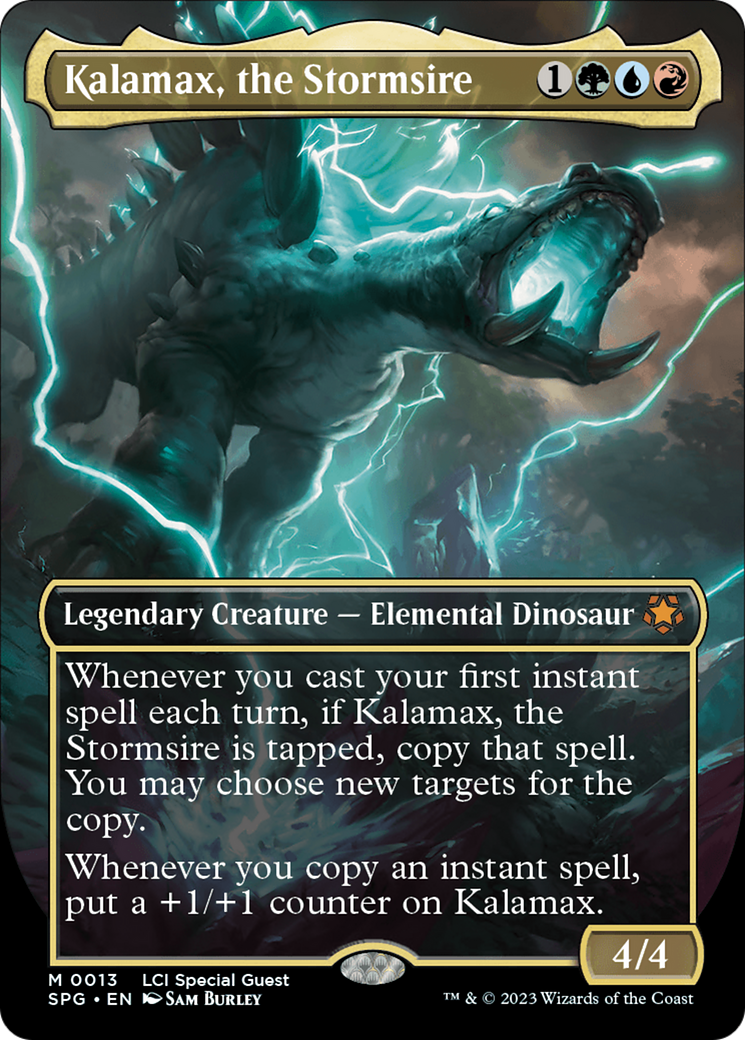 Kalamax, the Stormsire (Borderless) (SPG-013) - Special Guests (Borderless) Foil