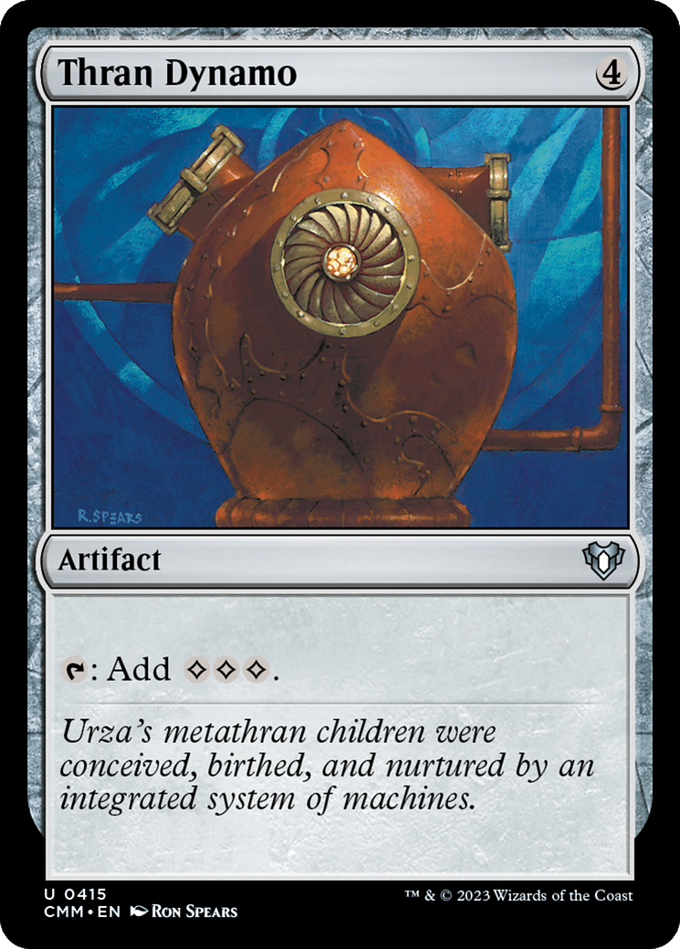Thran Dynamo (CMM-415)  Foil - Commander Masters