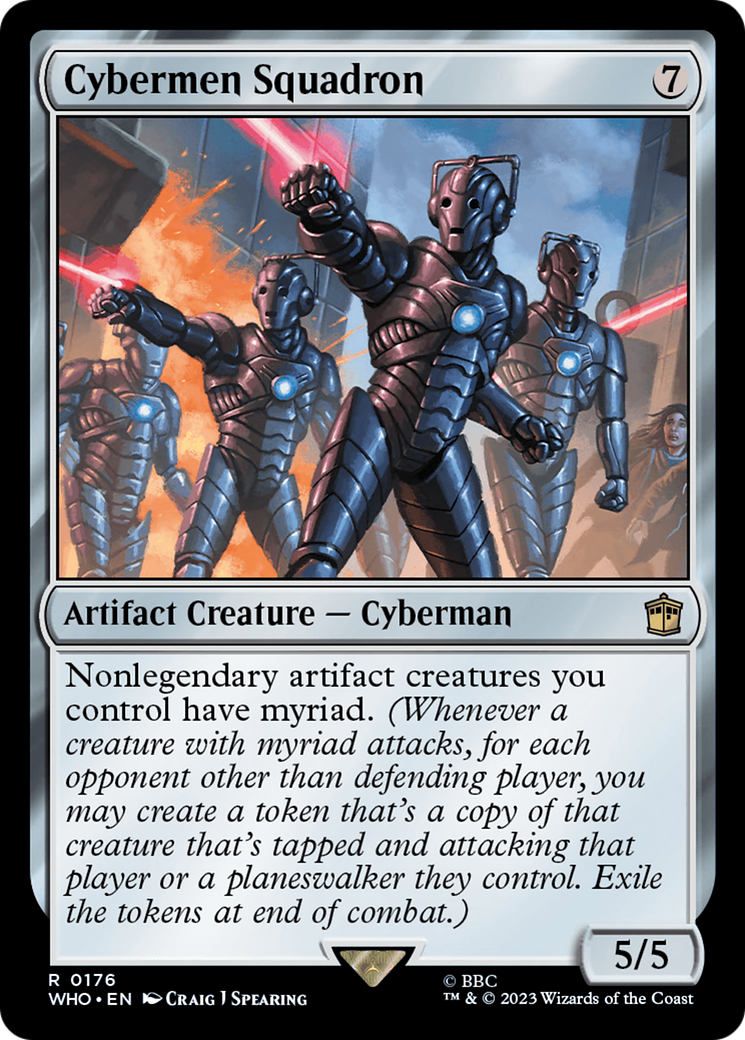 Cybermen Squadron (WHO-176)  Foil - Doctor Who