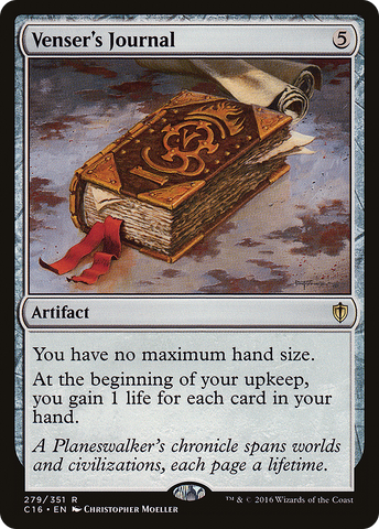 Venser's Journal (C16-279)  - Commander 2016