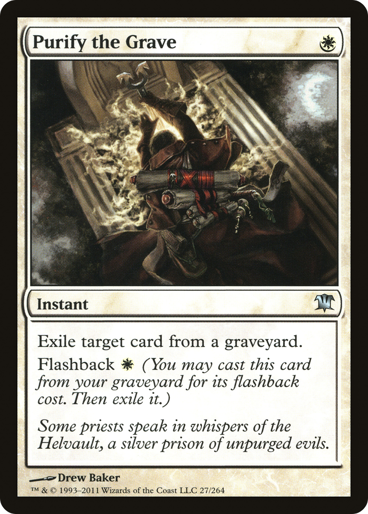 Purify the Grave (ISD-027) - Innistrad Foil
