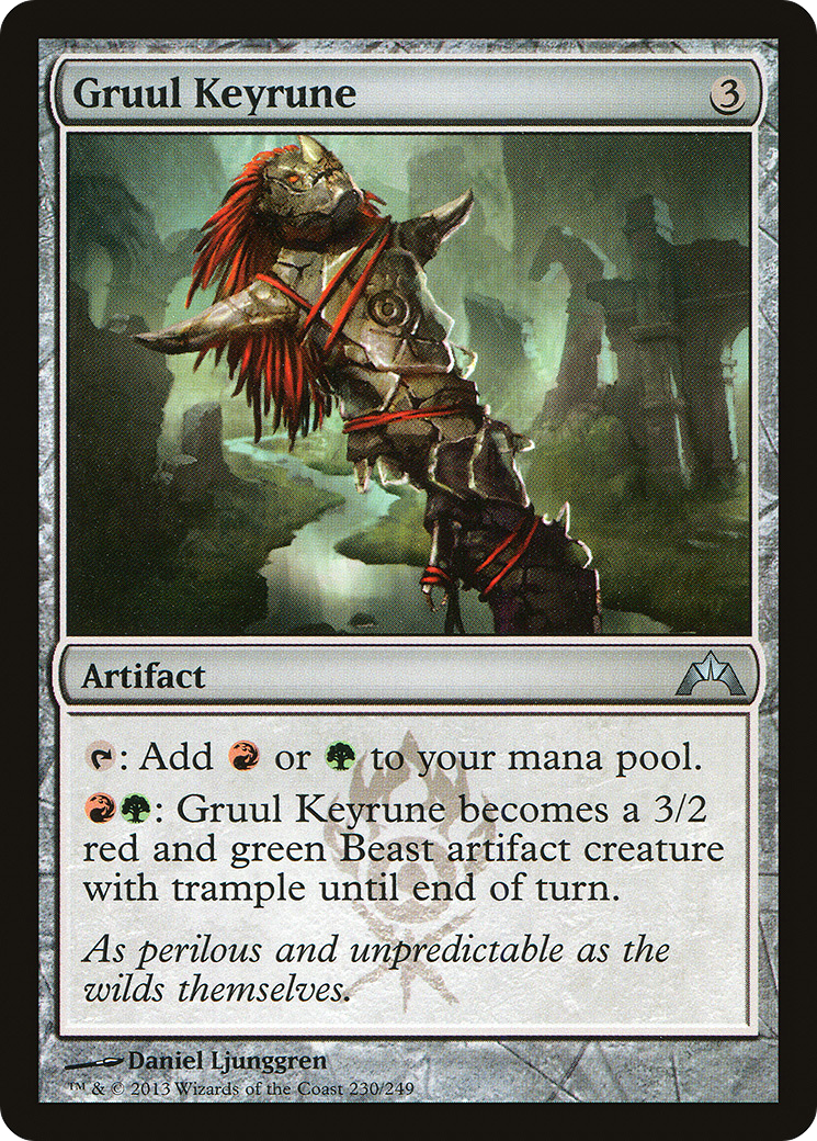 Gruul Keyrune (GTC-230)  - Gatecrash