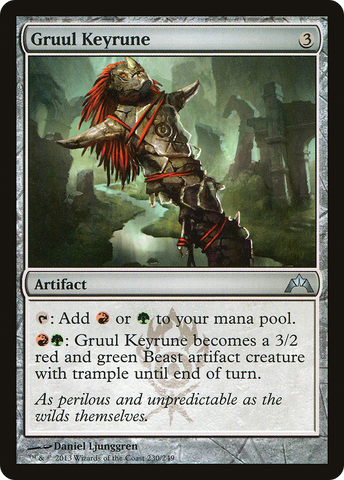 Gruul Keyrune (GTC-230)  Foil - Gatecrash
