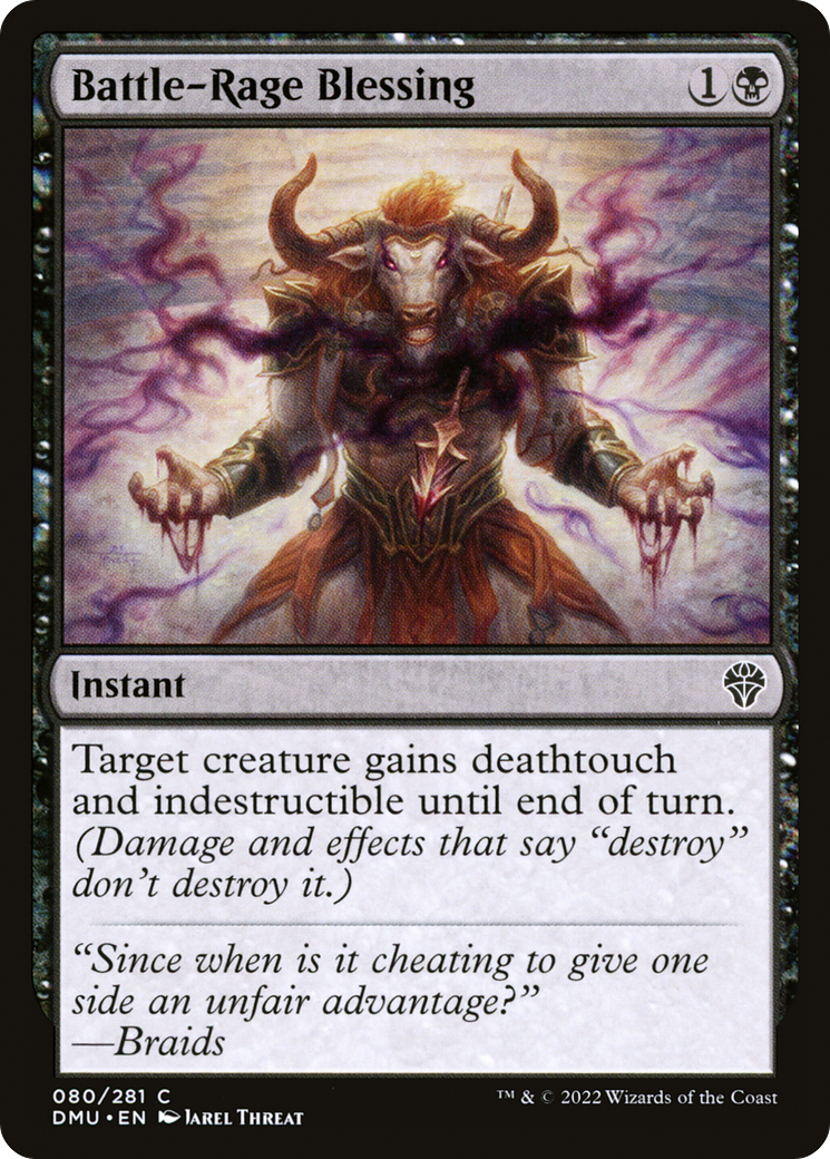 Battle-Rage Blessing (DMU-080)  - Dominaria United