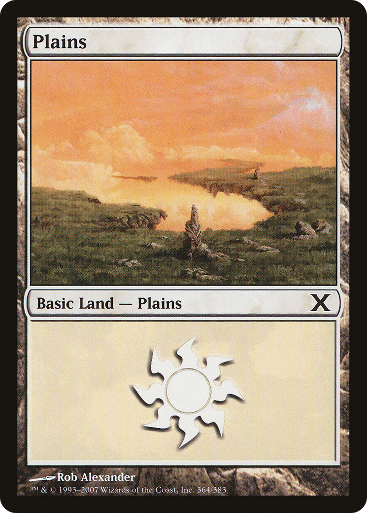 Plains (364) (10E-364)  Foil - Tenth Edition