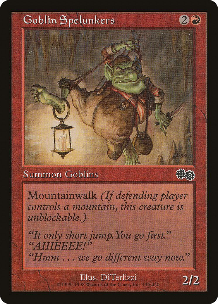 Goblin Spelunkers (USG-195)  - Urza's Saga