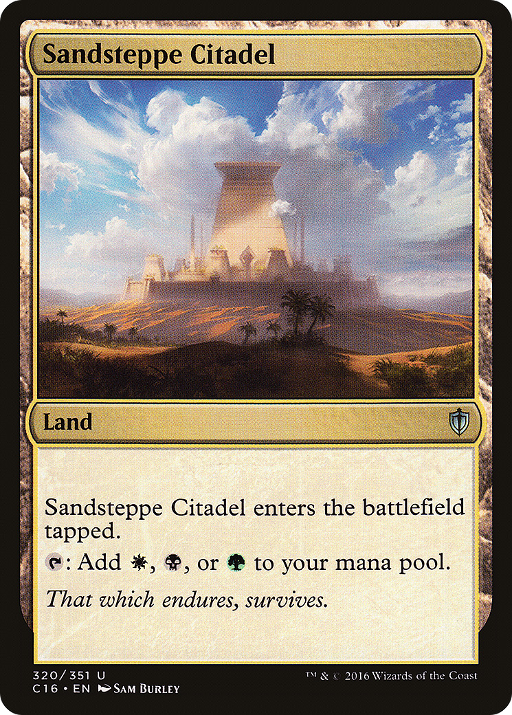 Sandsteppe Citadel (C16-320)  - Commander 2016