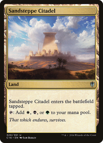 Sandsteppe Citadel (C16-320)  - Commander 2016