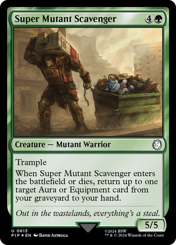 Super Mutant Scavenger (Surge Foil) (PIP-613) - Fallout Foil
