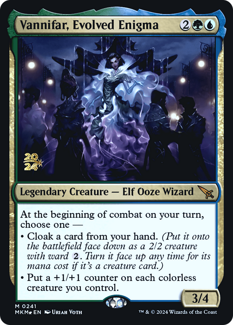 Vannifar, Evolved Enigma (PRE-241)  Foil - Murders at Karlov Manor Promos