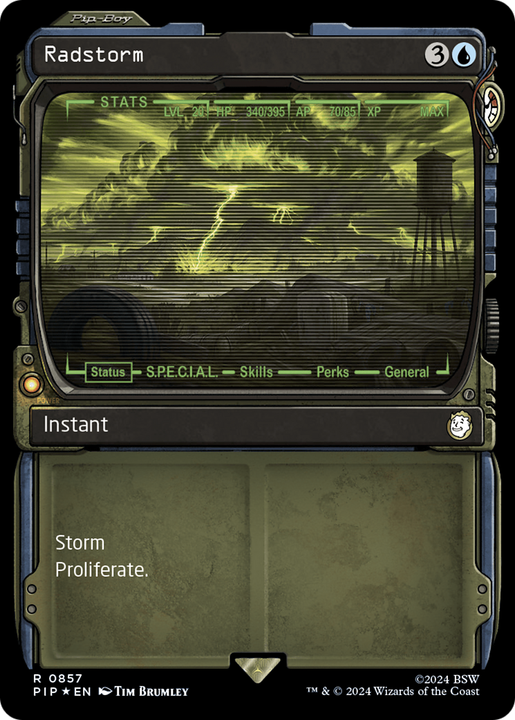 Radstorm (Showcase) (Surge Foil) (PIP-857)  Foil - Fallout: (Showcase)