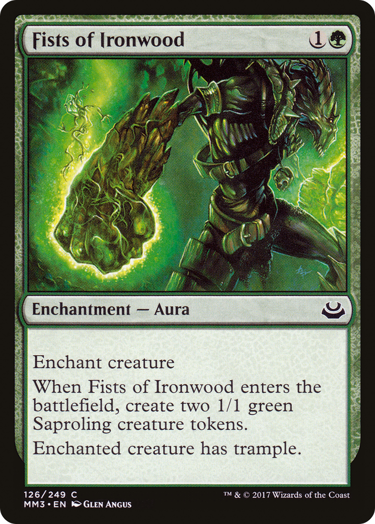 Fists of Ironwood (MM3-126)  - Modern Masters 2017