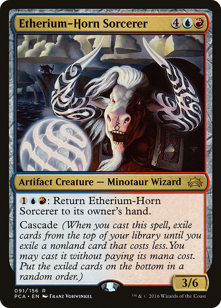 Etherium-Horn Sorcerer (PCA-091)  - Planechase Anthology