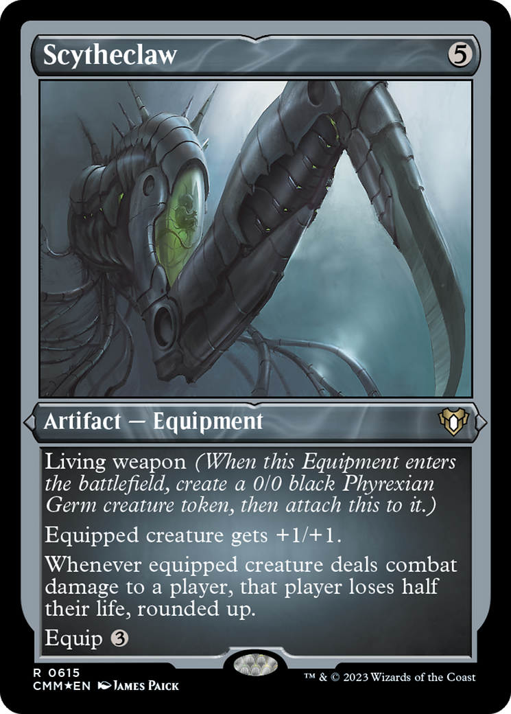 Scytheclaw (CMM-615)  Etched Foil - Commander Masters