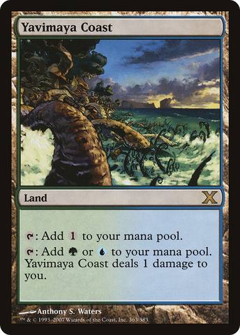Yavimaya Coast (10E-363)  Foil - Tenth Edition