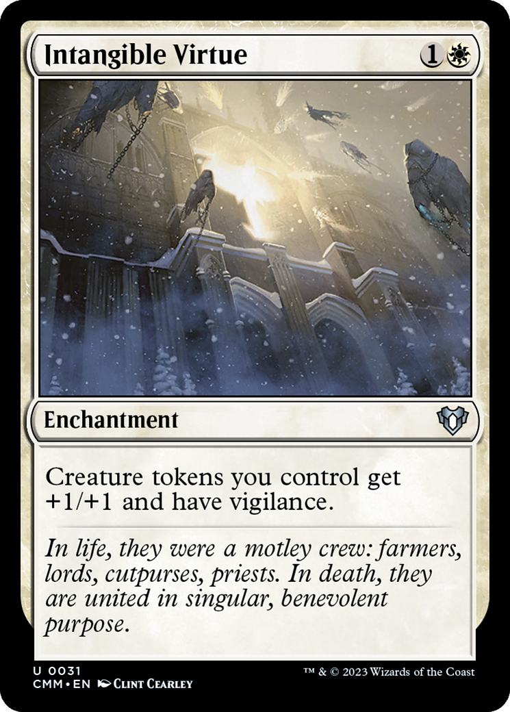 Intangible Virtue (CMM-031)  Foil - Commander Masters