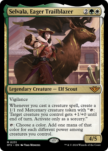 Selvala, Eager Trailblazer (OTJ-231)  - Outlaws of Thunder Junction