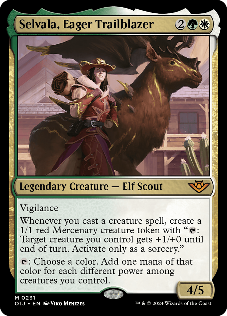 Selvala, Eager Trailblazer (OTJ-231)  Foil - Outlaws of Thunder Junction