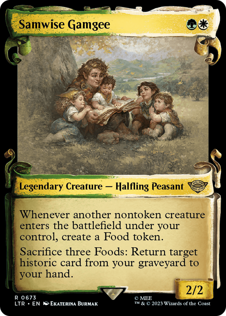 Samwise Gamgee (Showcase Scrolls) (LTR-673)  - The Lord of the Rings: Tales of Middle-earth: (Showcase)