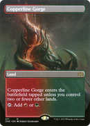 Copperline Gorge (Borderless) (ONE-371)  - Phyrexia: All Will Be One