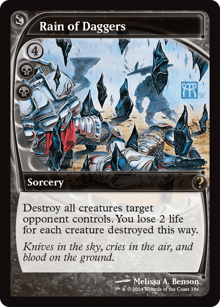 Rain of Daggers (Future Sight) (MB2-186)  - Mystery Booster 2