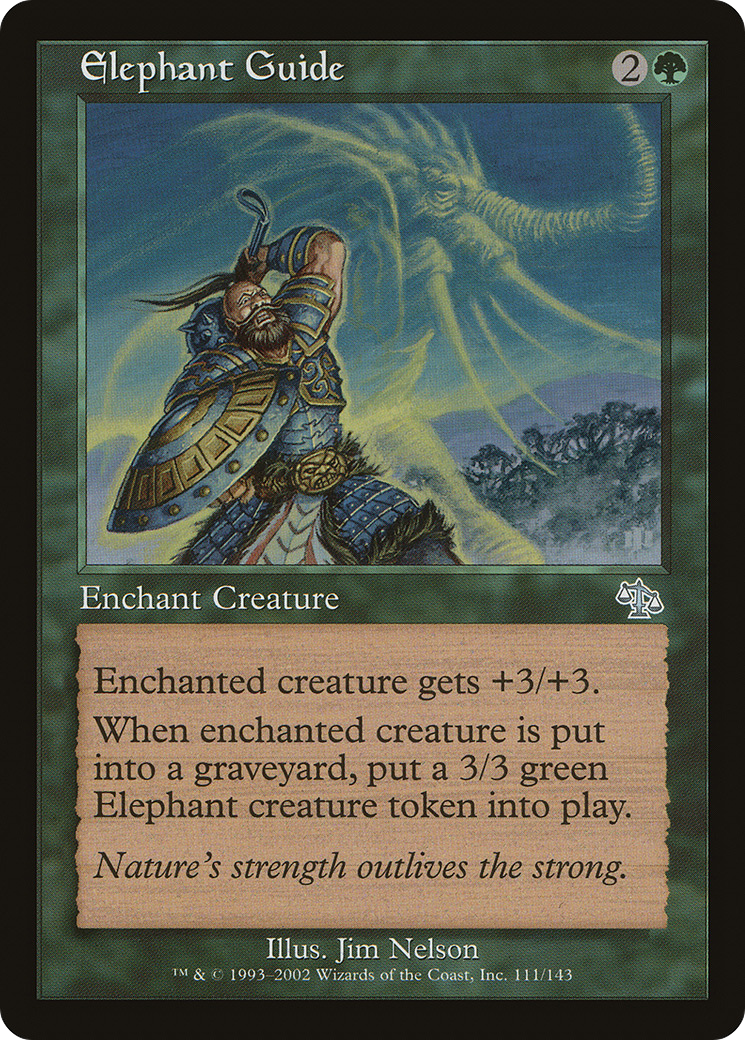 Elephant Guide (JUD-111)  Foil - Judgment