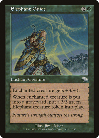 Elephant Guide (JUD-111)  Foil - Judgment