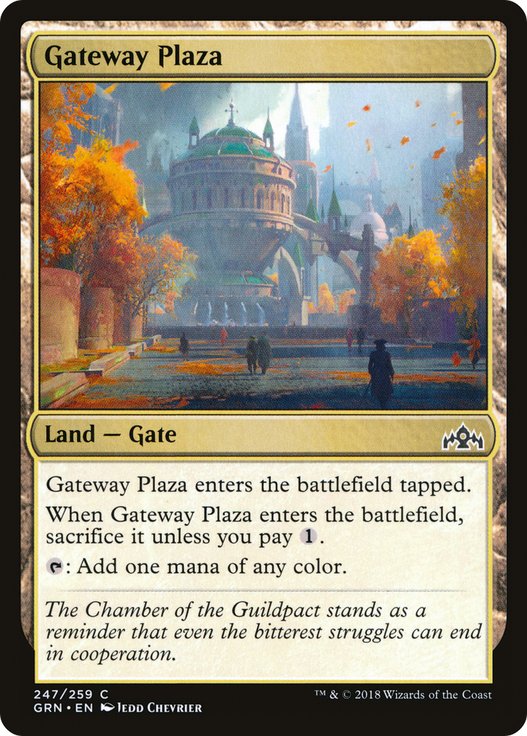 Gateway Plaza (GRN-247)  - Guilds of Ravnica
