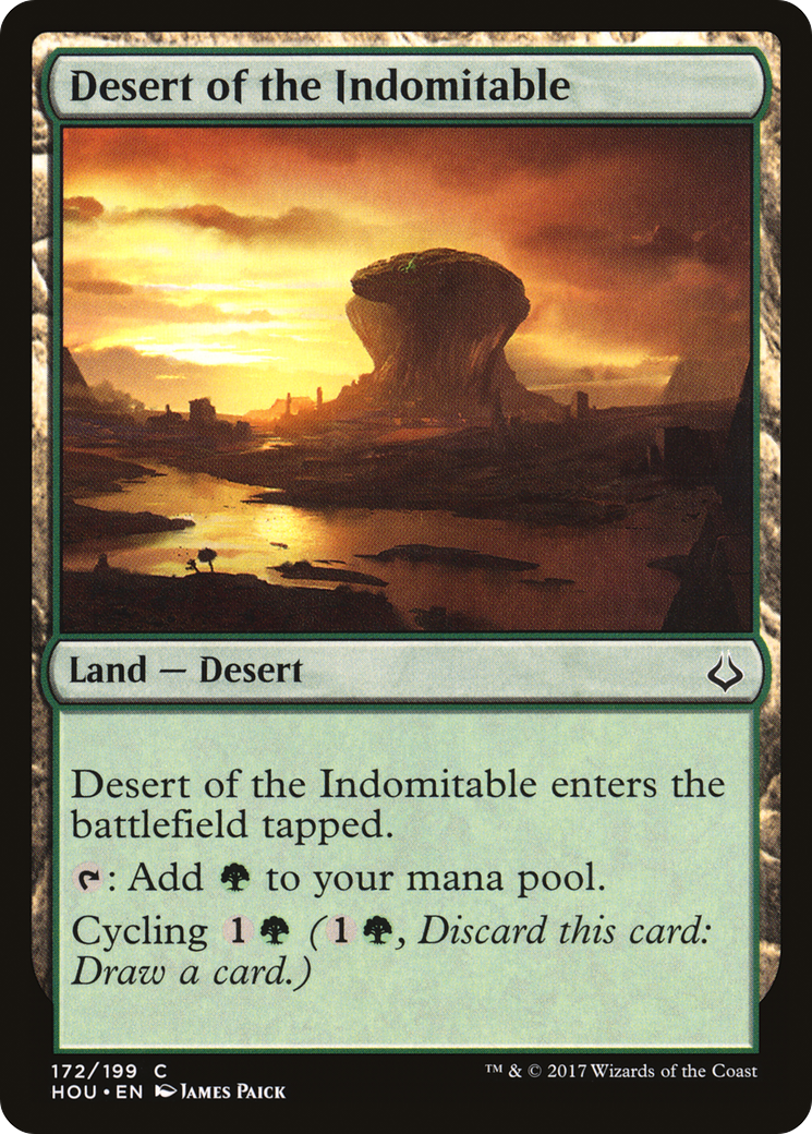 Desert of the Indomitable (HOU-172)  Foil - Hour of Devastation