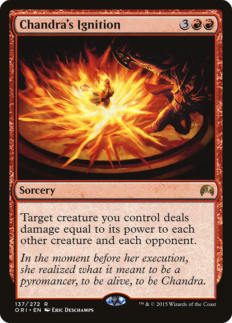 Chandra's Ignition (ORI-137)  - Magic Origins