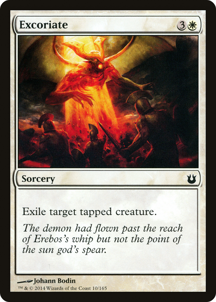 Excoriate (BNG-010)  Foil - Born of the Gods