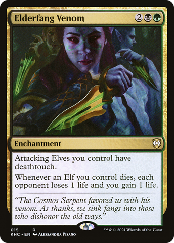 Elderfang Venom (KHC-015)  - Kaldheim Commander