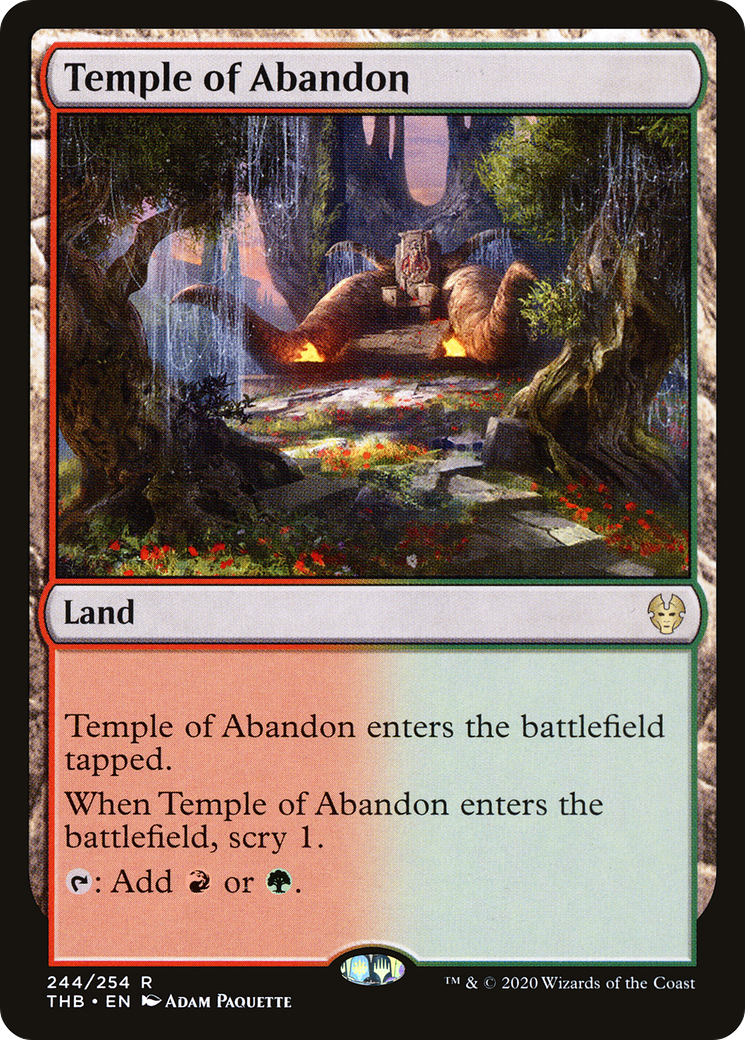 Temple of Abandon (THB-244)  - Theros Beyond Death