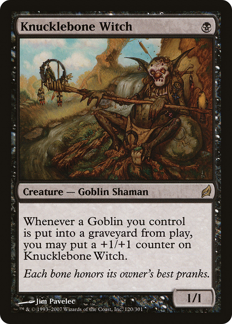 Knucklebone Witch (LRW-120)  - Lorwyn