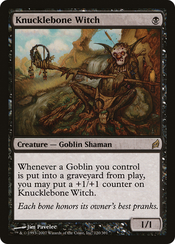 Knucklebone Witch (LRW-120)  Foil - Lorwyn