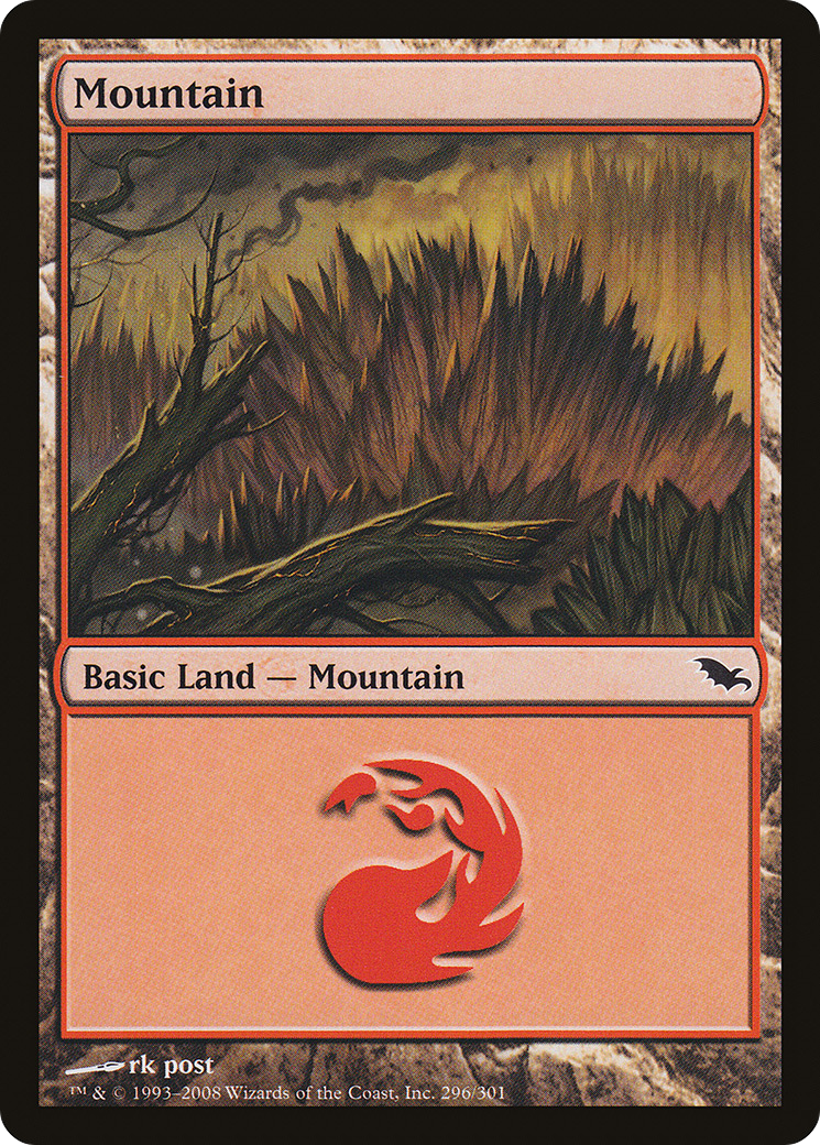Mountain (296) (SHM-296)  Foil - Shadowmoor