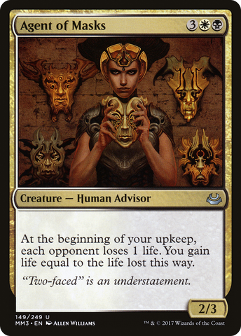 Agent of Masks (MM3-149)  - Modern Masters 2017