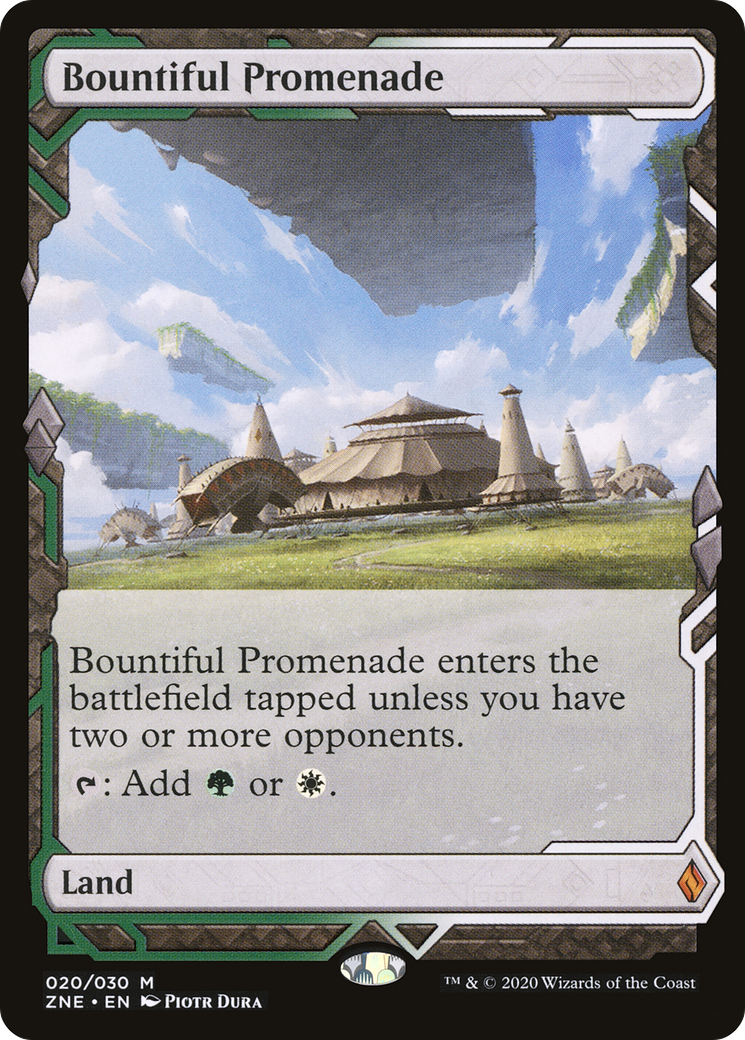 Bountiful Promenade (ZNE-020)  Foil - Zendikar Rising Expeditions