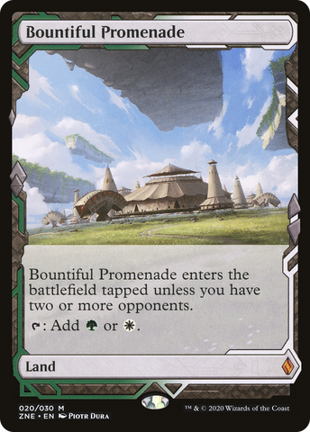 Bountiful Promenade (ZNE-020)  Foil - Zendikar Rising Expeditions