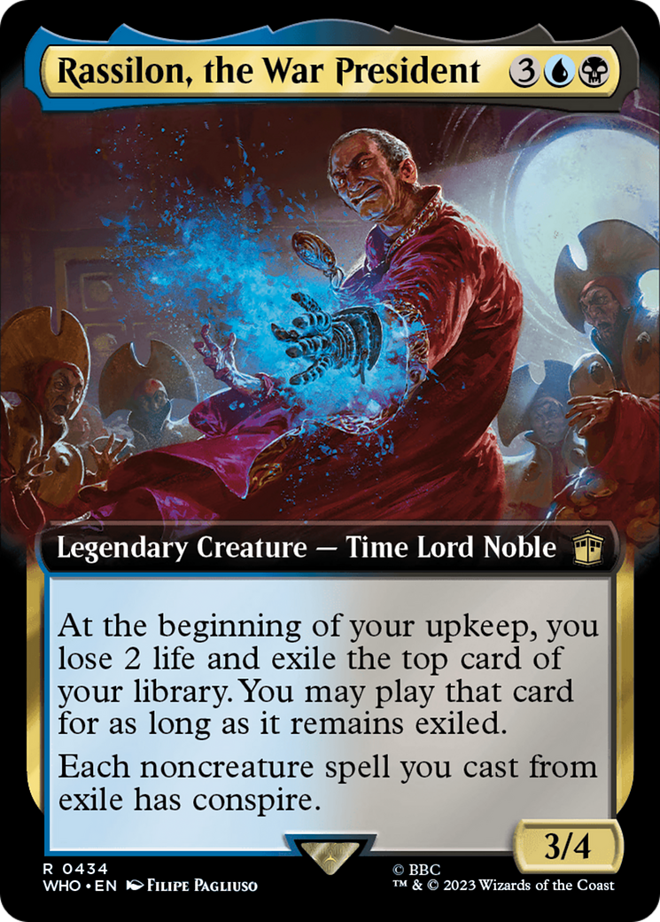 Rassilon, the War President (Extended Art) (WHO-434)  - Doctor Who: (Extended Art)