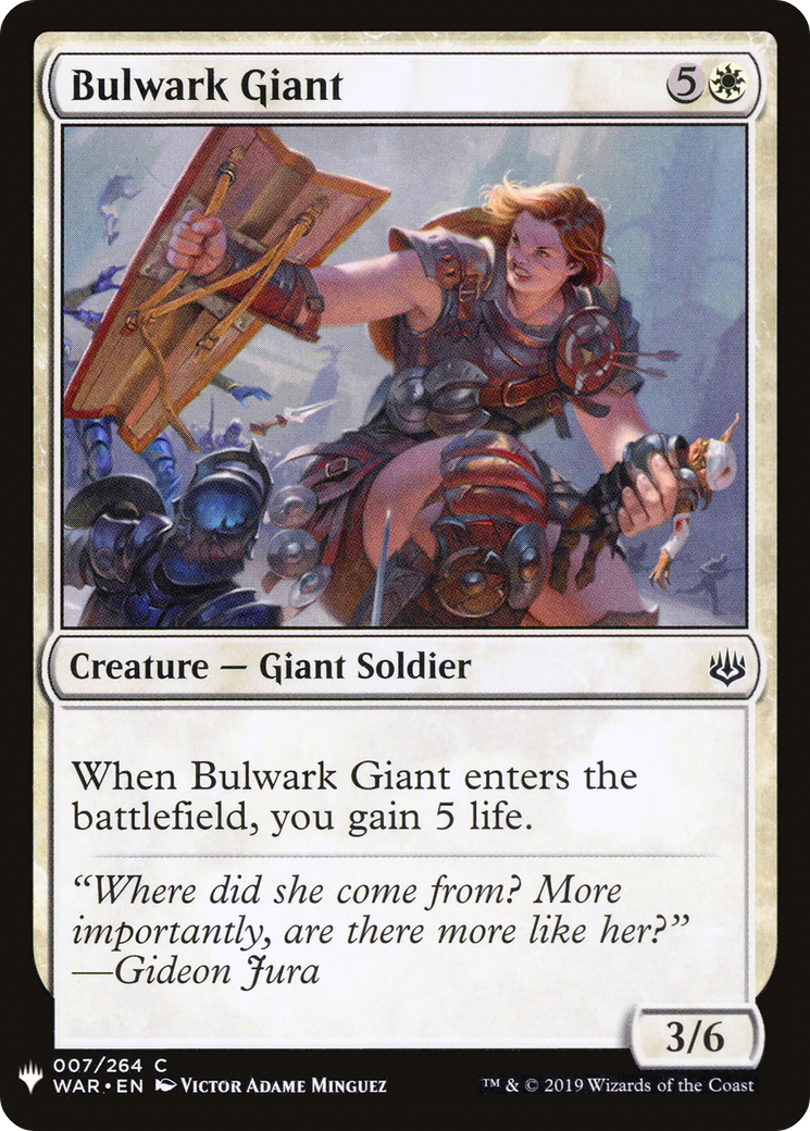 Bulwark Giant (LIST-WAR-7)  - The List
