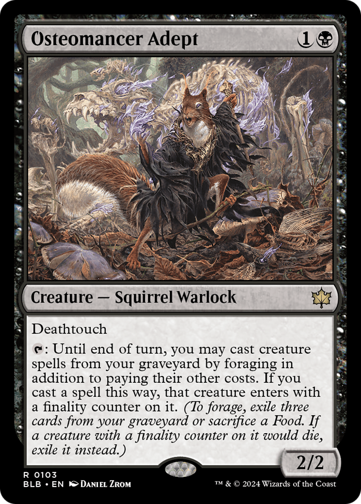 Osteomancer Adept (BLB-103)  Foil - Bloomburrow