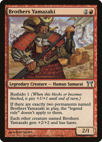 Brothers Yamazaki (160b Pike) (CHK-160B)  - Champions of Kamigawa