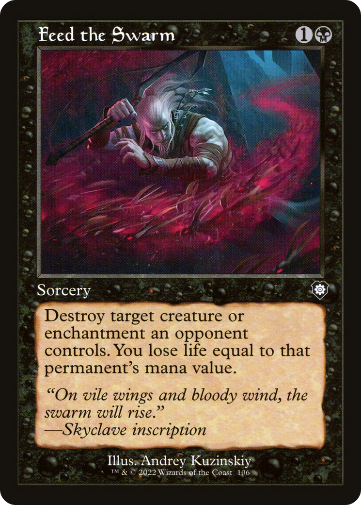 Feed the Swarm (Retro Frame) (BRC-106)  - The Brothers' War Commander